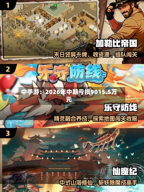 中手游:2026年中期亏损9015.5万元-第2张图片