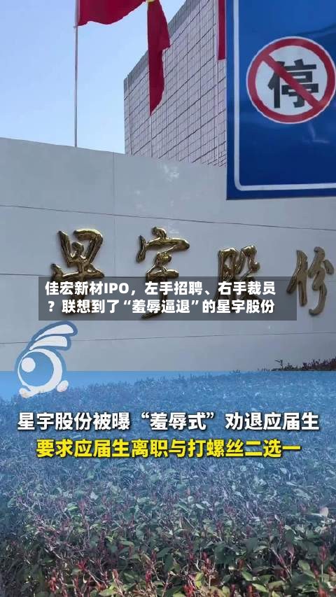 佳宏新材IPO	，左手招聘	、右手裁员？联想到了“羞辱逼退	”的星宇股份-第2张图片